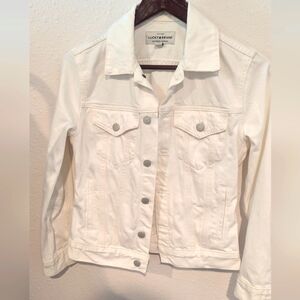 Lucky Brand White Jean Jacket